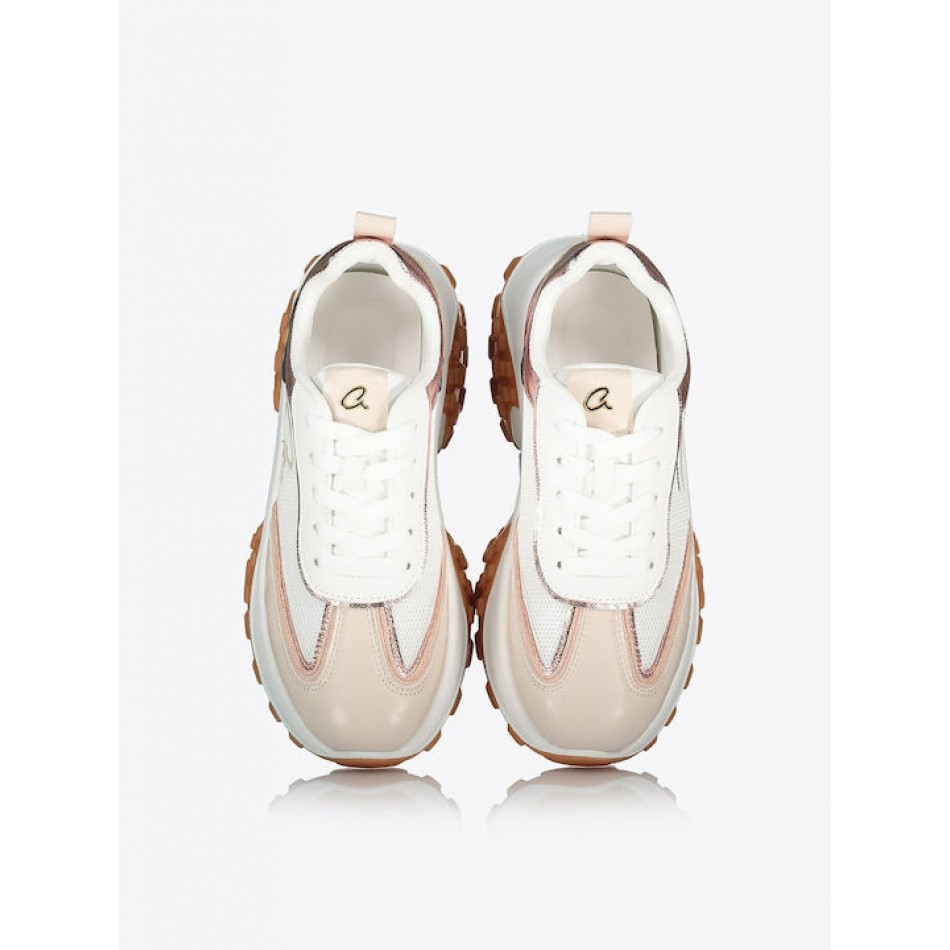 Axel Γυναικεία Sneakers Μπεζ