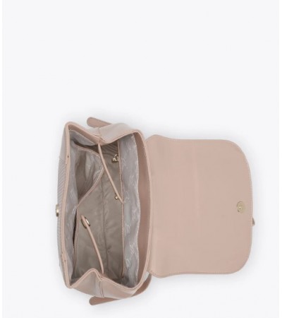 Axel Adley Γυναικεία Τσάντα Backpack Με Ανάγλυφο Μοτίβο Herringbone Nude 1023-0534