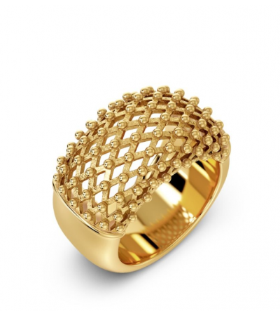 EDBLAD Viva Gold Δαχτυλίδι Από Ανοξείδωτο Ατσάλι 129511