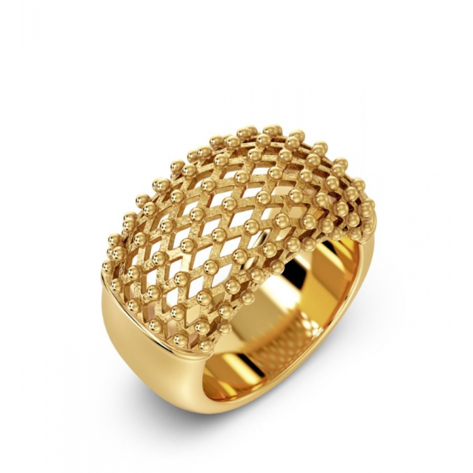 EDBLAD Viva Gold Δαχτυλίδι Από Ανοξείδωτο Ατσάλι 129511