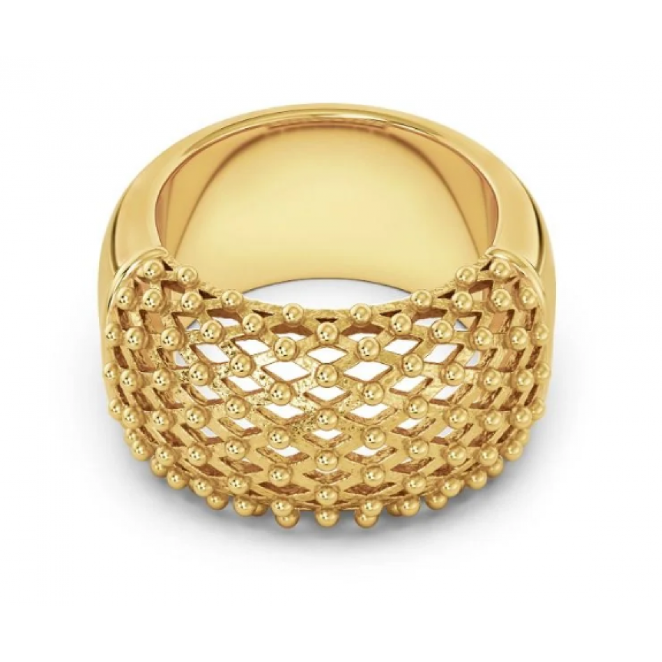 EDBLAD Viva Gold Δαχτυλίδι Από Ανοξείδωτο Ατσάλι 129511