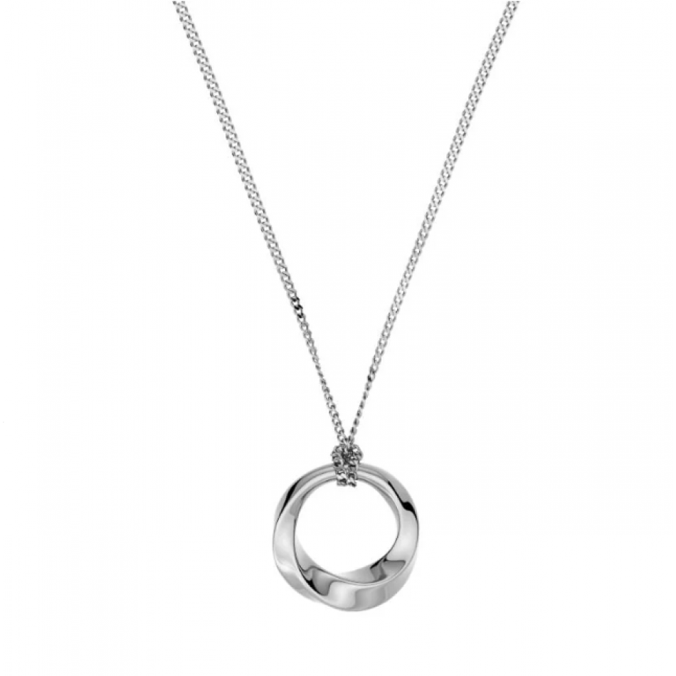 EDBLAD Helix Small Silver Κολιέ Από Χειρουργικό Ατσάλι 129448