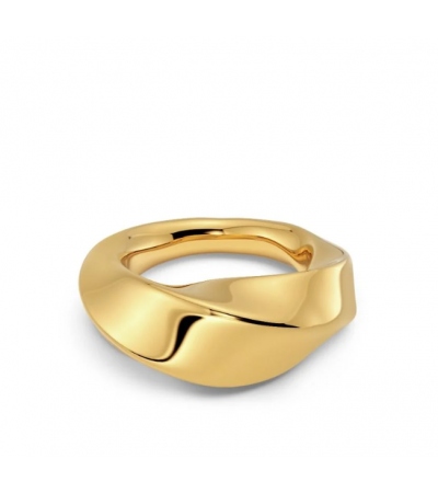 EDBLAD Helix Gold Δαχτυλίδι Από Ανοξείδωτο Ατσάλι 129451