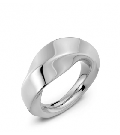 EDBLAD Helix Silver Δαχτυλίδι Από Ανοξείδωτο Ατσάλι 129452