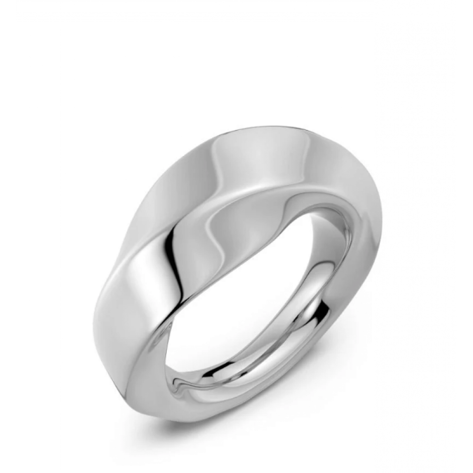 EDBLAD Helix Silver Δαχτυλίδι Από Ανοξείδωτο Ατσάλι 129452