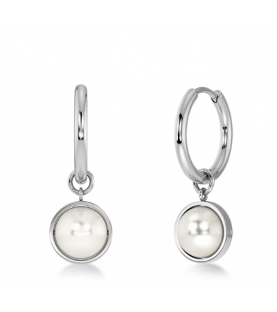 EDBLAD Gabrielle Hoops Small Silver Γυναικεία Σκουλαρίκια Από Χειρουργικό Ατσάλι 129412