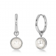 EDBLAD Gabrielle Hoops Small Silver Γυναικεία Σκουλαρίκια Από Χειρουργικό Ατσάλι 129412