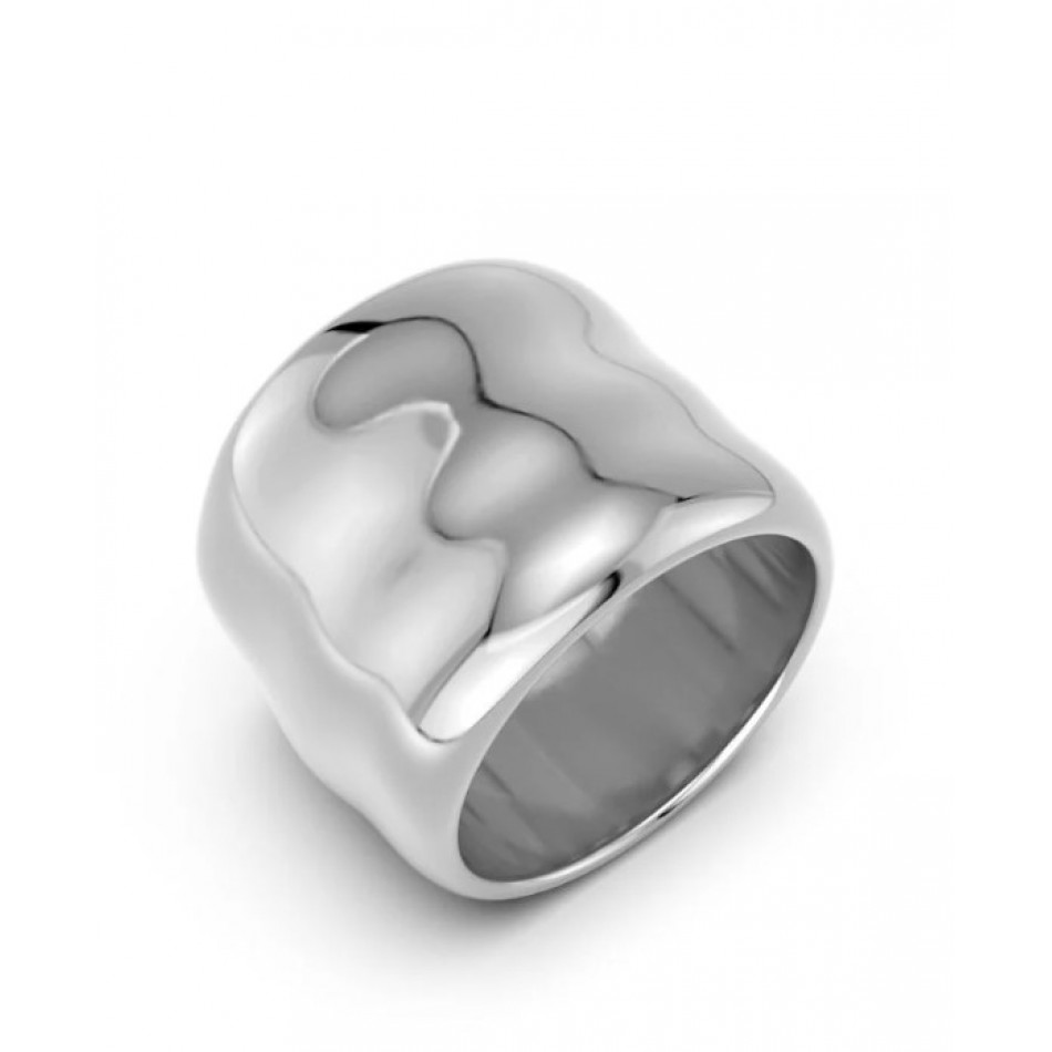 Δαχτυλίδι Flowy Steel 127423-M