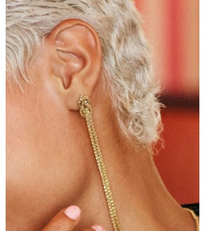 Σκουλαρίκια Tinsel Festive Gold 127596