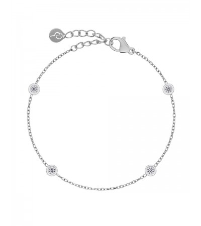 EDBLAD Stella Mini Βραχιόλι Silver Χειρουργικό Ατσάλι 127486