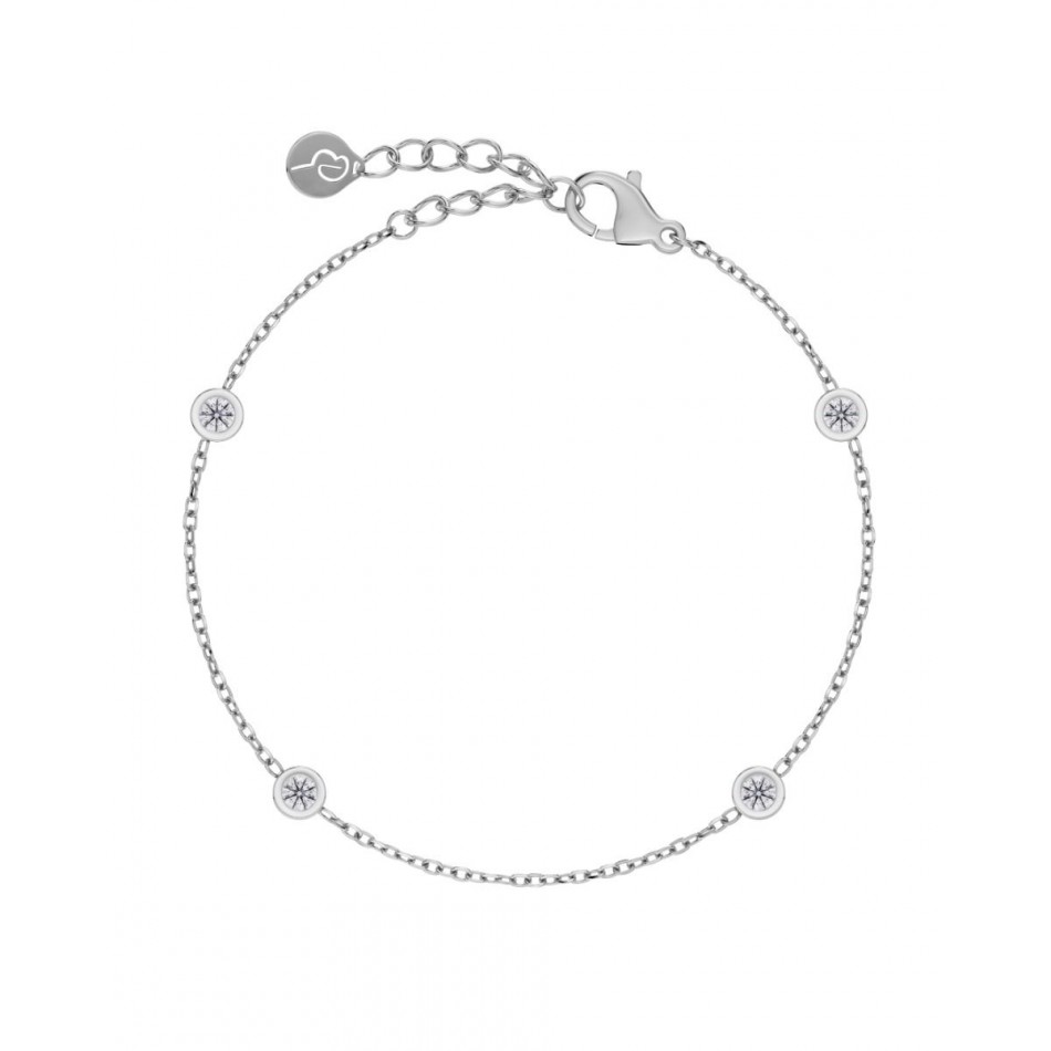 EDBLAD Stella Mini Βραχιόλι Silver Χειρουργικό Ατσάλι 127486