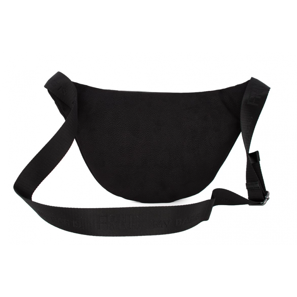 FRNC Γυναικεία Τσάντα Μέσης/Ώμου Large Interlock 1836 BLK