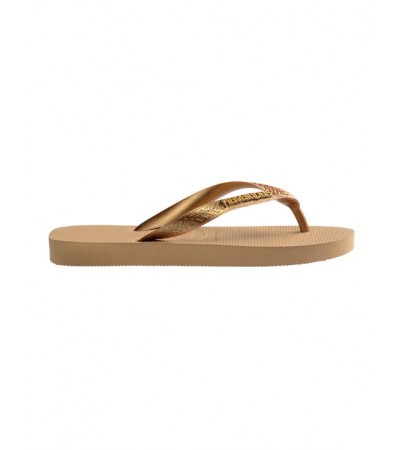 Havaianas Top Logo Metallic Σαγιονάρες Χρυσό 4127244-570