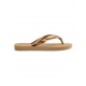 Havaianas Top Logo Metallic Σαγιονάρες Χρυσό 4127244-570