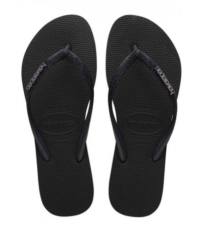 Havaianas Slim Glitter II Σαγιονάρες Μαύρες 4146975-1069