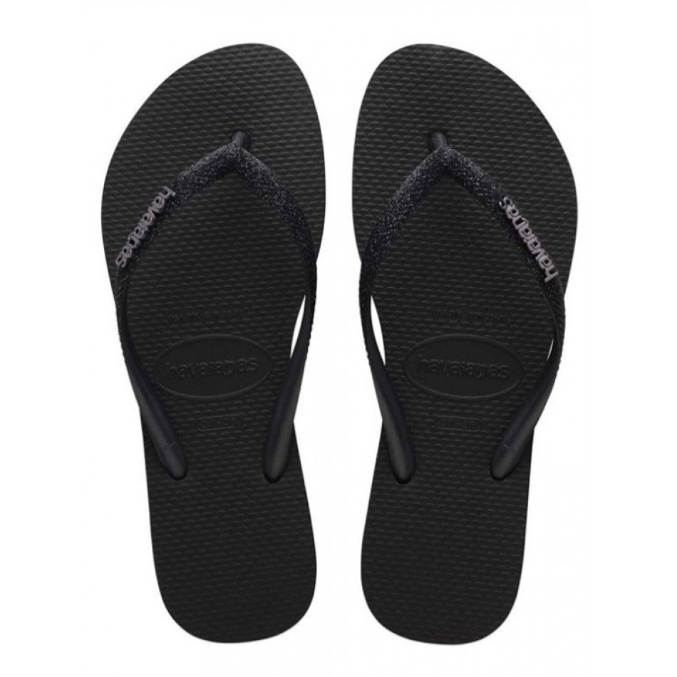 Havaianas Slim Glitter II Σαγιονάρες Μαύρες 4146975-1069