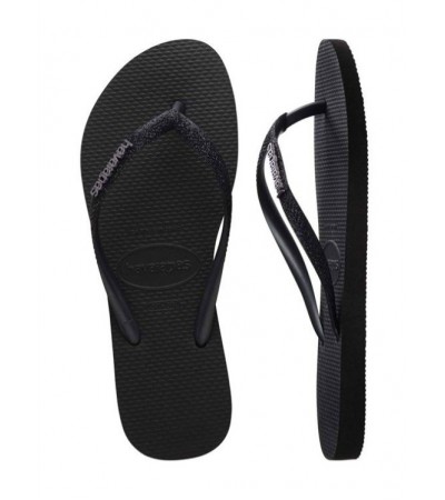 Havaianas Slim Glitter II Σαγιονάρες Μαύρες 4146975-1069