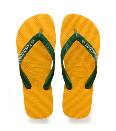 Havaianas Σαγιονάρες kids Βrasil Logo banana yellow 