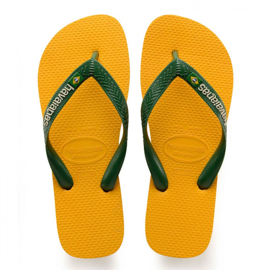 Havaianas Σαγιονάρες kids Βrasil Logo banana yellow 