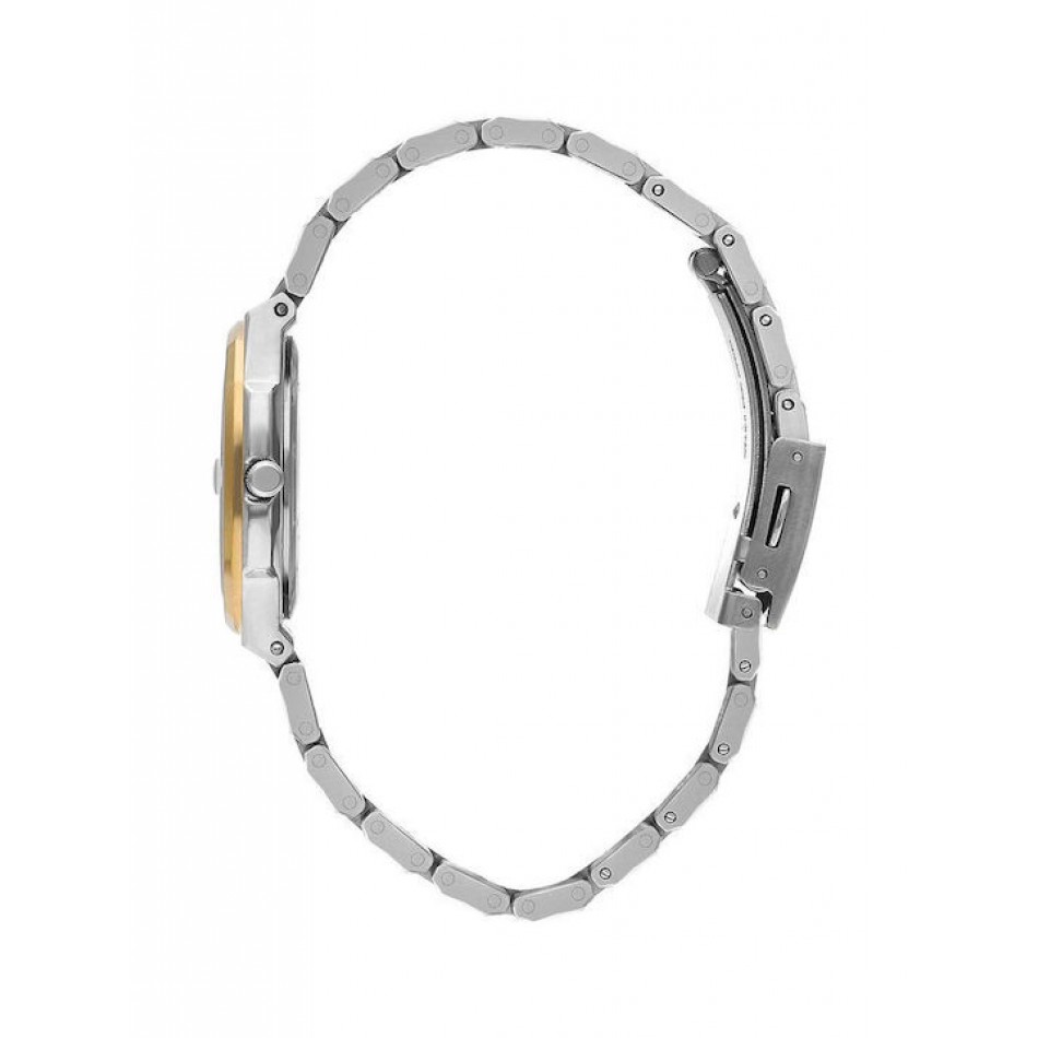 Lee Cooper Ρολόι με Πράσινο Μεταλλικό Μπρασελέ LC07619.270