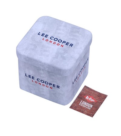 Lee Cooper Gents Ρολόι Μπαταρίας με Μαύρο Δερμάτινο Λουράκι LC07870.351