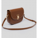Nolah Madrid Γυναικεία Τσάντα Ώμου/Χιαστί Brown Light Gold
