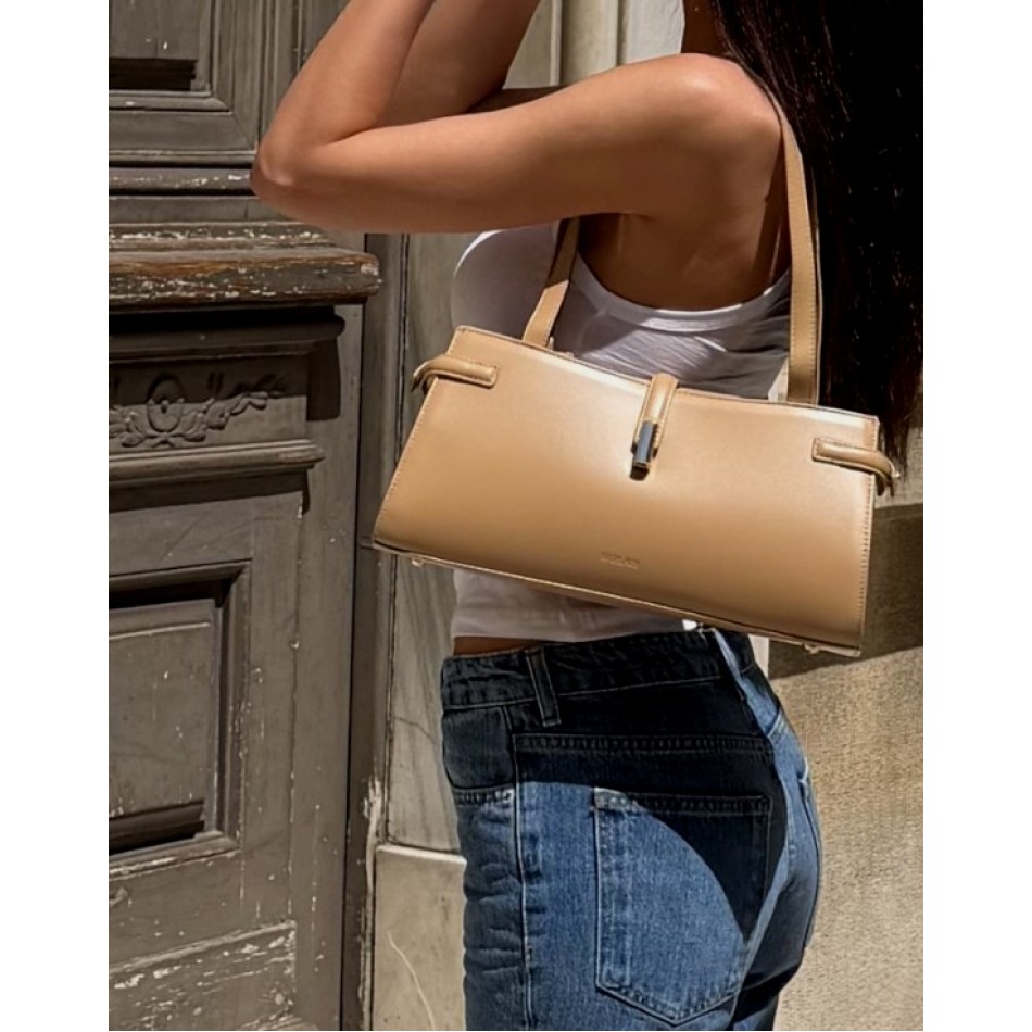 Nolah Etienne Γυναικεία Τσάντα Ώμου Beige 