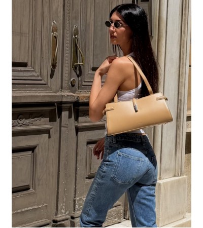 Nolah Etienne Γυναικεία Τσάντα Ώμου Beige 