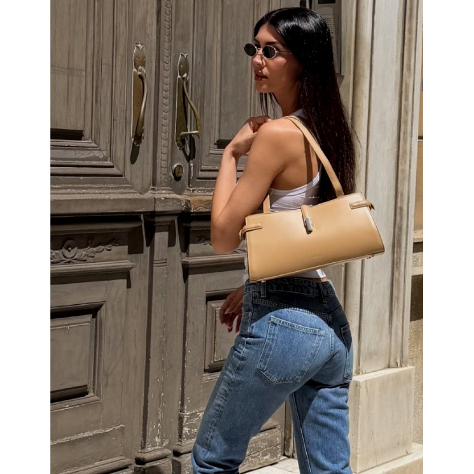 Nolah Etienne Γυναικεία Τσάντα Ώμου Beige 