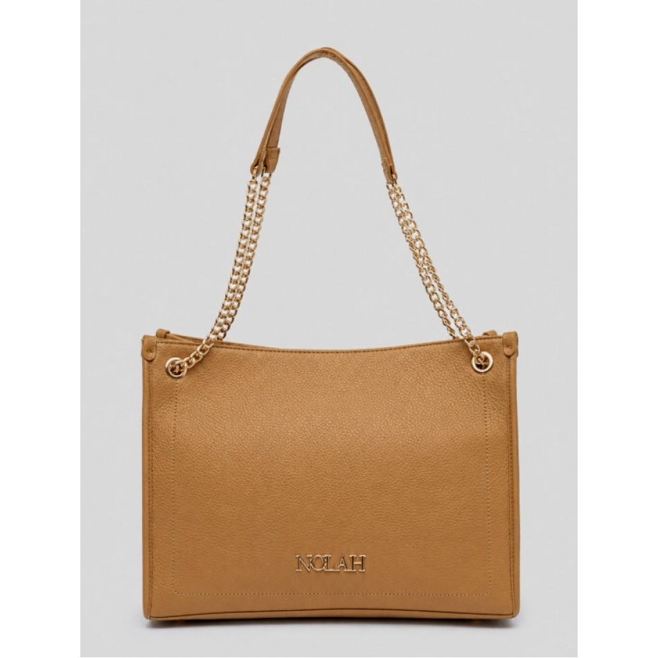 Nolah Matina Γυναικεία Τσάντα Ώμου Beige