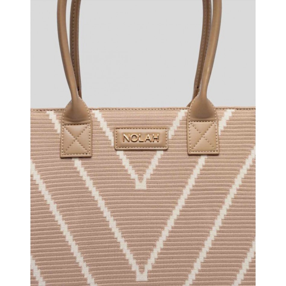 Nolah Sunwave Γυναικεία Τσάντα Ώμου Beige