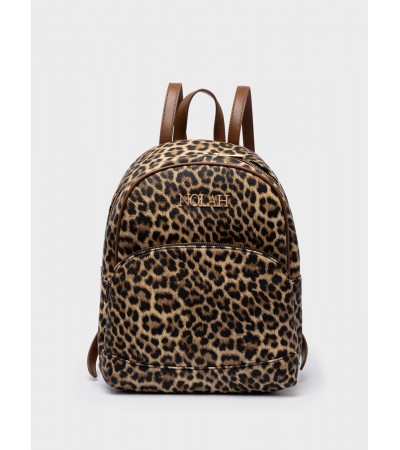 Nolah Jordan  Γυναικεία Τσάντα Backpack  Brown Leopard