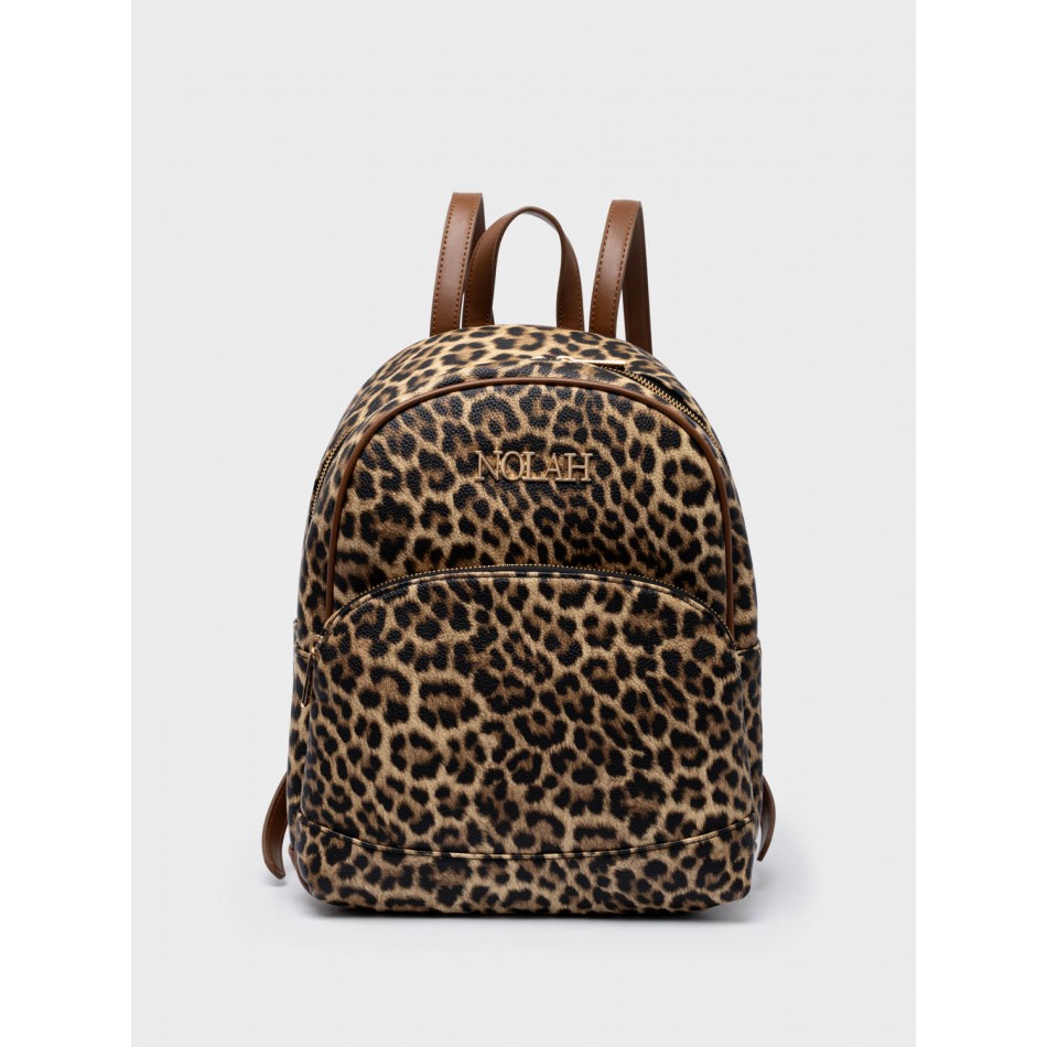 Nolah Jordan  Γυναικεία Τσάντα Backpack  Brown Leopard