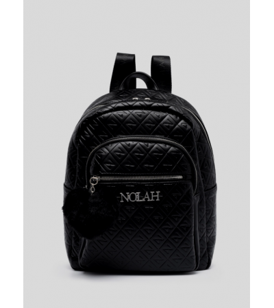 Nolah Lion Γυναικεία Τσάντα Backpack Black Silver