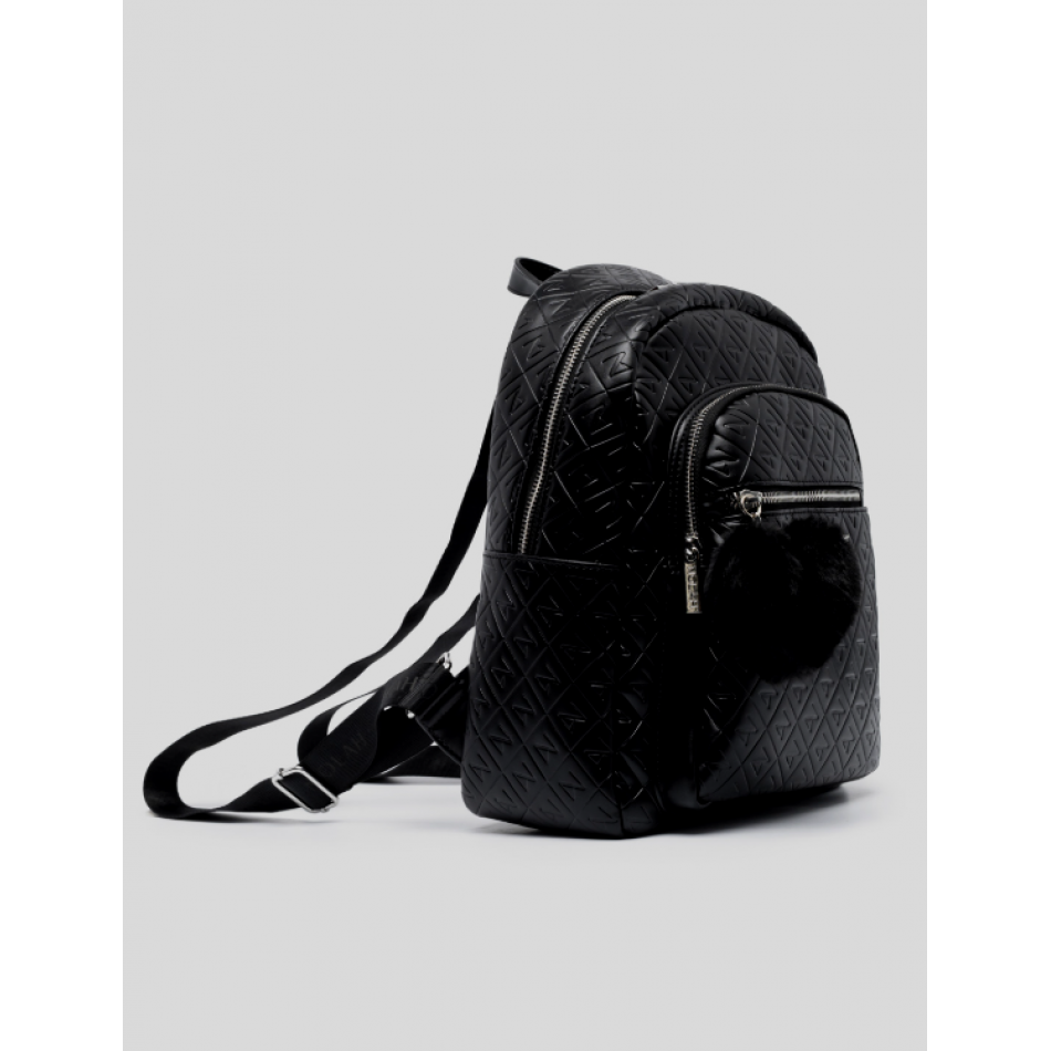 Nolah Lion Γυναικεία Τσάντα Backpack Black Silver