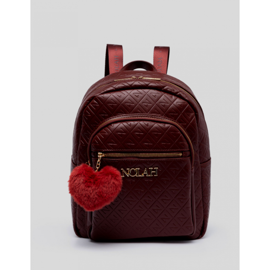 Nolah Lion Γυναικεία Τσάντα Backpack Burgundy