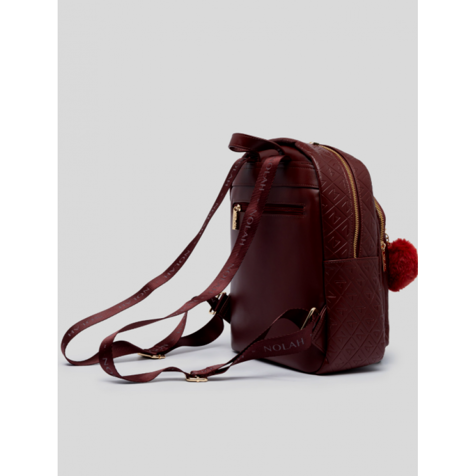 Nolah Lion Γυναικεία Τσάντα Backpack Burgundy