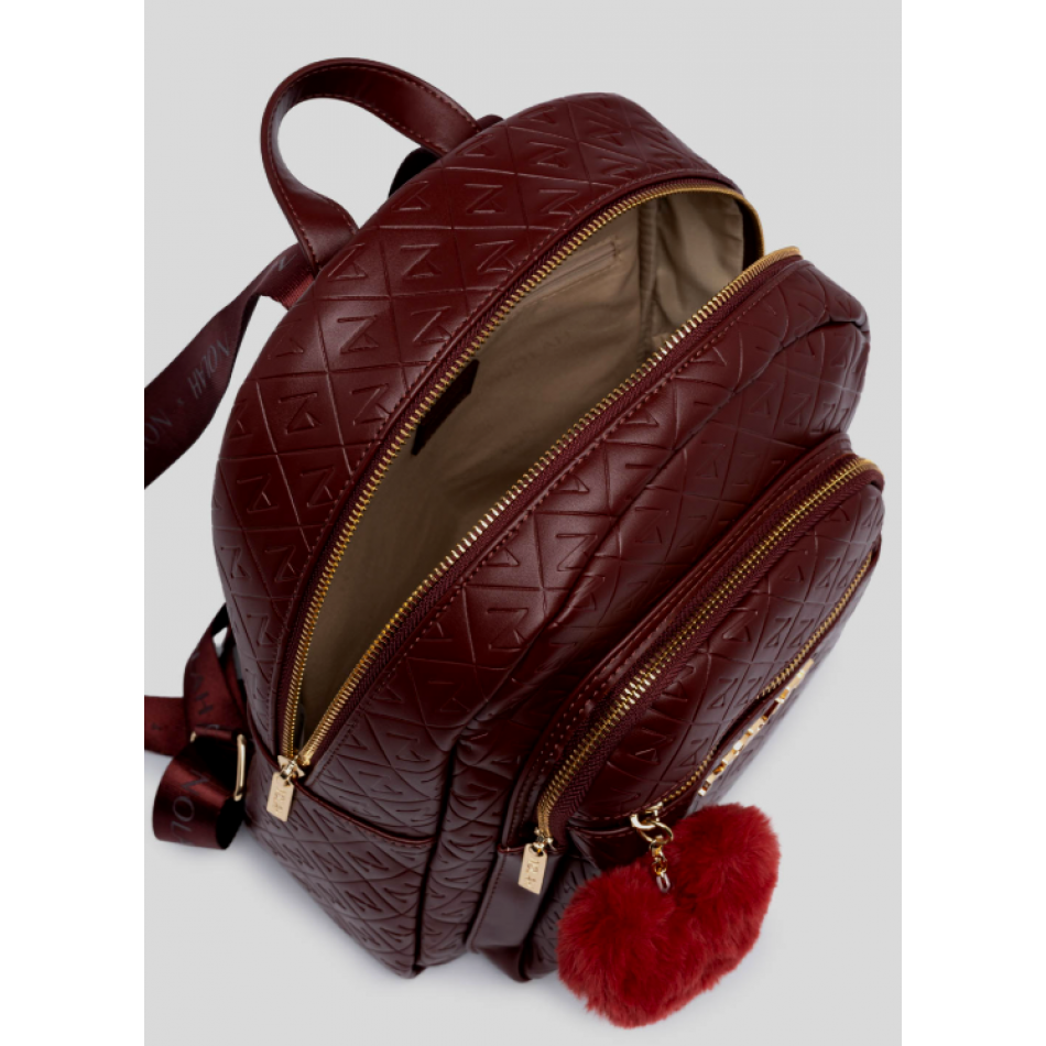 Nolah Lion Γυναικεία Τσάντα Backpack Burgundy