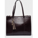 Nolah Melody Γυναικεία Τσάντα Ώμου Dark Brown