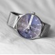 Oozoo Timepieces Ρολόι  Με Ασημί Μεταλλικό Μπρασελέ C11300