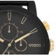 Oozoo Timepieces  Ρολόι Μπαταρίας με Μαύρο Δερμάτινο Λουράκι C11212