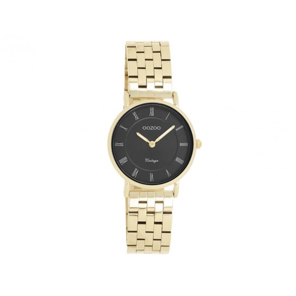 Ooozoo Vintage Mini Με Μεταλλικό Μπρασελέ Σε Χρυσό Χρώμα C20378