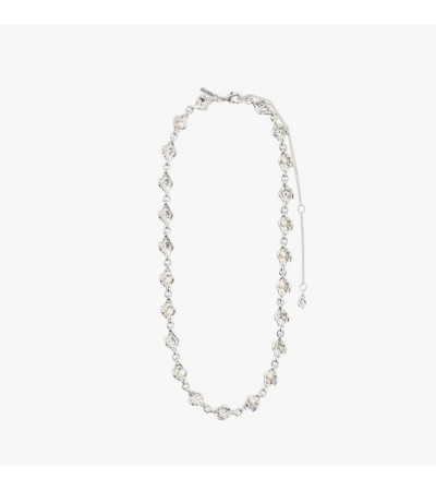 Pilgrim Inaya Κολιέ Από Ορείχαλκο Silver 682436001