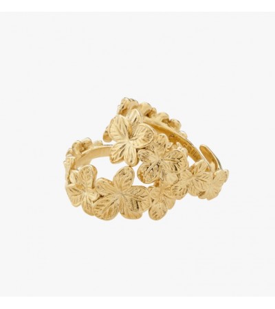 Pilgrim Charmaine 2-in-1 Δαχτυλίδι Από Ορείχαλκο Gold Plated 272432014