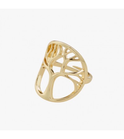 Pilgrim Alia Δαχτυλίδι Από Ορείχαλκο Gold Plated 612432004