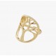 Pilgrim Alia Δαχτυλίδι Από Ορείχαλκο Gold Plated 612432004