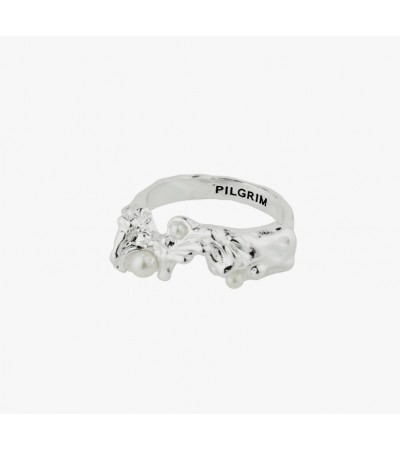 Pilgrim Raelynn Δαχτυλίδι Από Ορείχαλκο Silver Plated 602416004