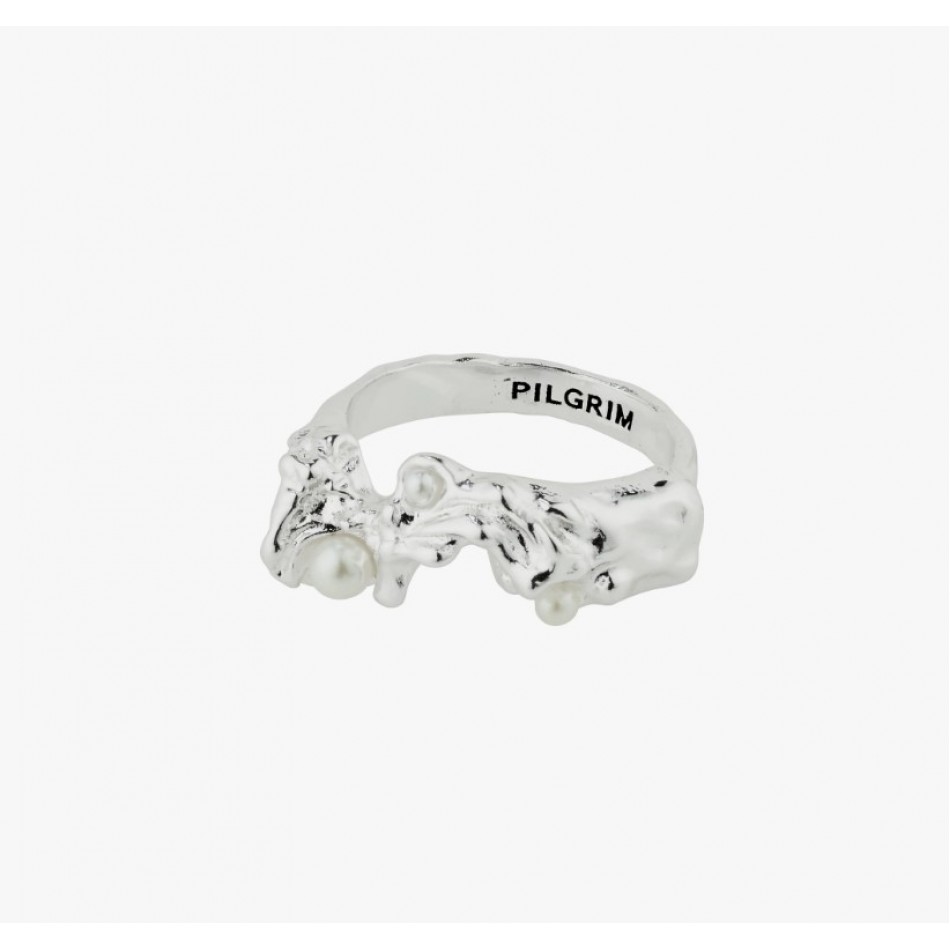 Pilgrim Raelynn Δαχτυλίδι Από Ορείχαλκο Silver Plated 602416004