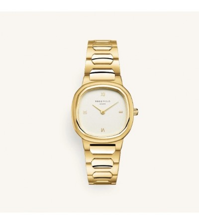 Rosefield Gaia Creme Με Χρυσό Μπρασελέ ORCGSG-OR01