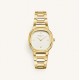 Rosefield Gaia Creme Με Χρυσό Μπρασελέ ORCGSG-OR01